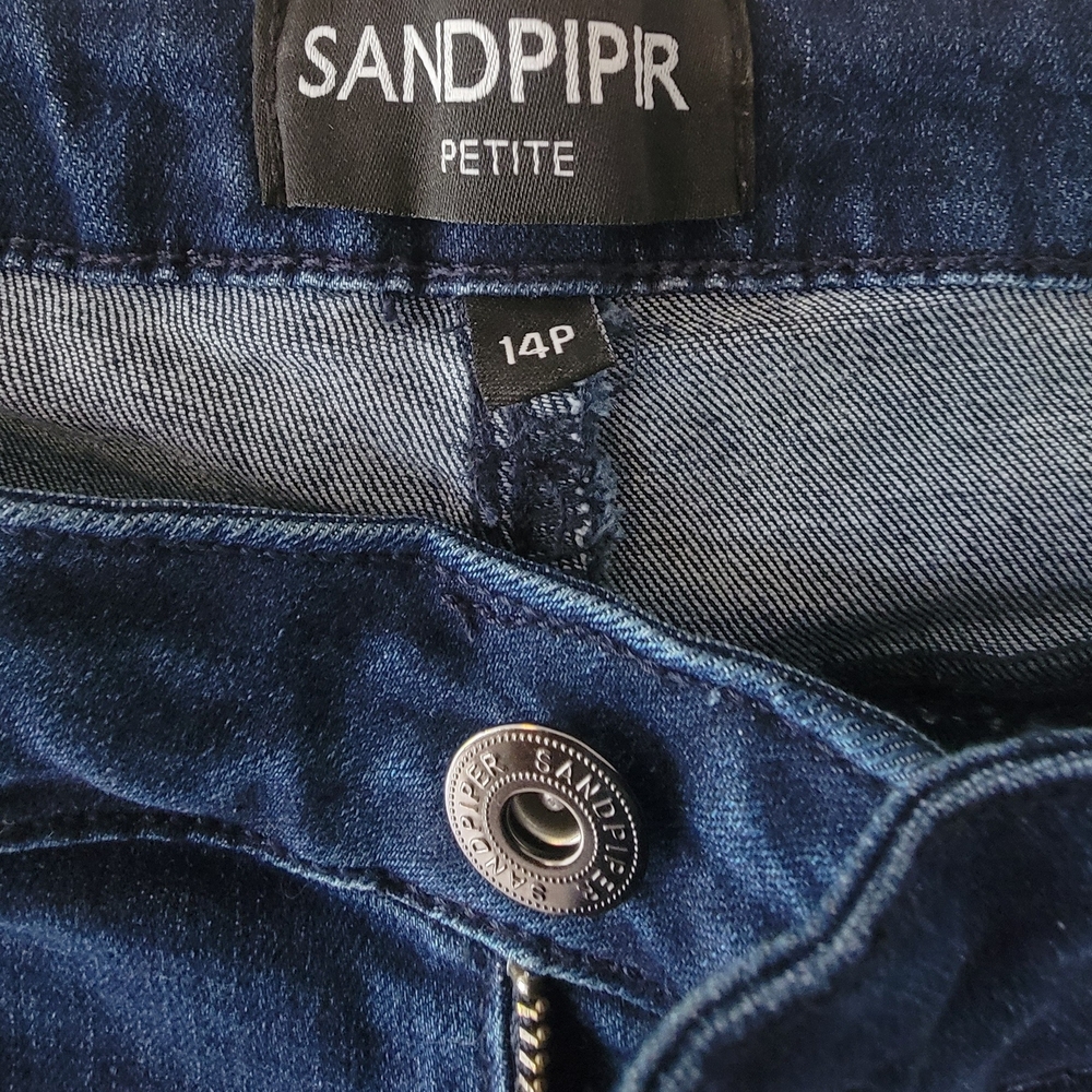 Petite Women's Dark Blue Jeans - 14P